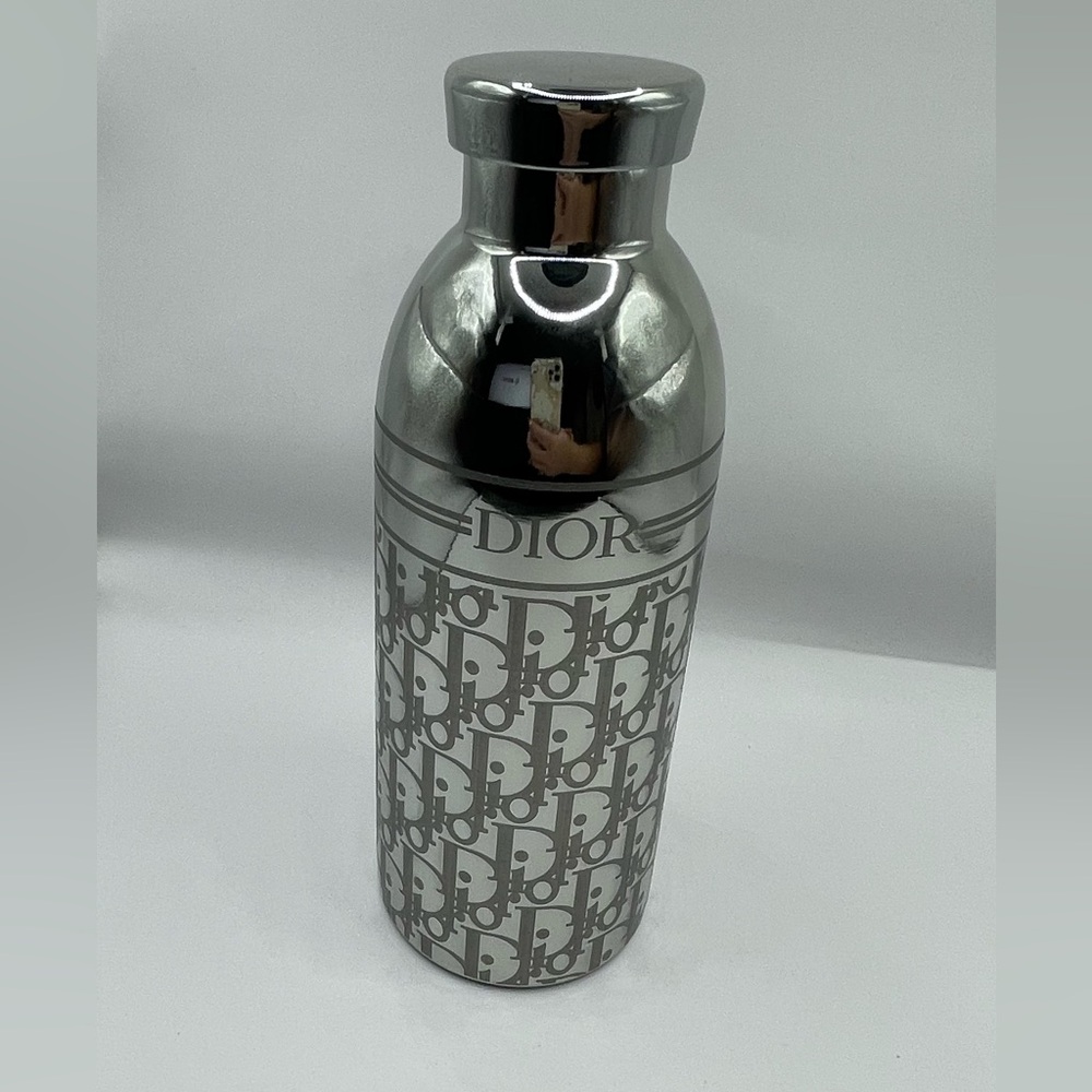 Dior Black Water Bottle Tumbler Black Holder Limited VIP Gift Novelty GWP - Picture 5 of 8